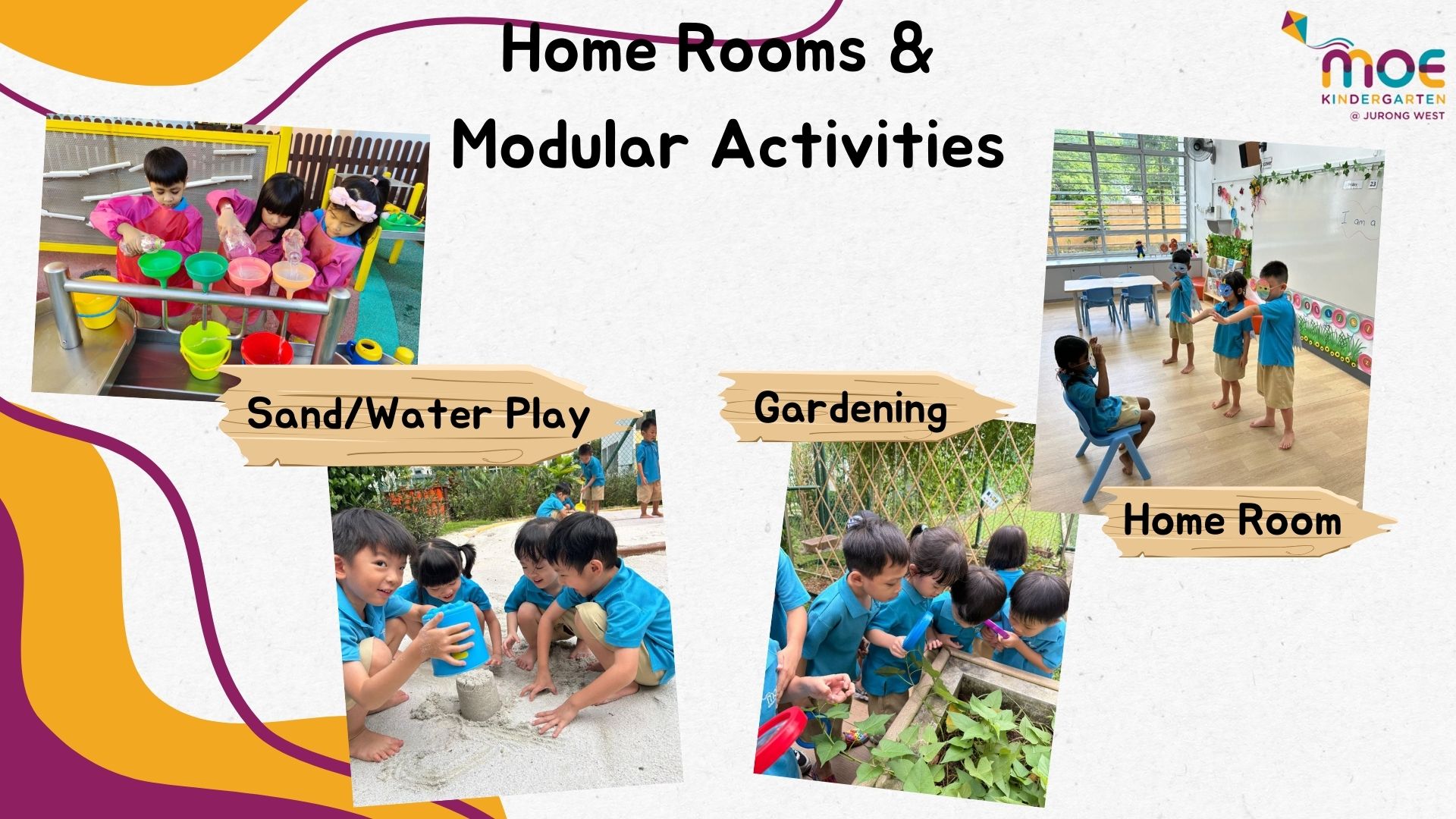 Home Rooms & Modular Activities